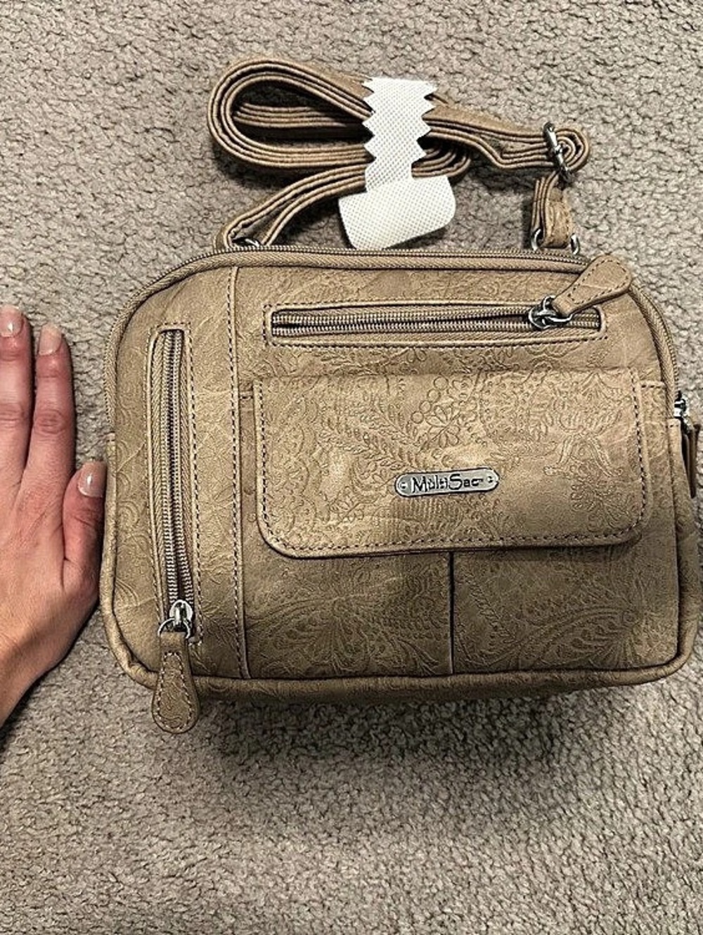 Mellie Bianco Floral Crossbody Bag
